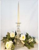 Grand bougeoir en verre