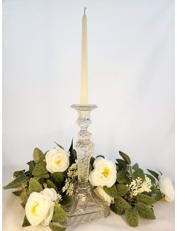 Grand bougeoir en verre