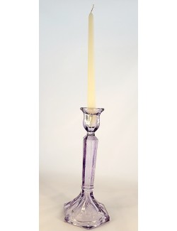 Grand bougeoir en verre