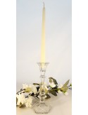 Petit bougeoir en verre