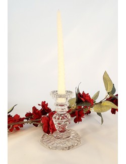 Petit bougeoir en verre
