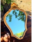 Petit miroir doré
