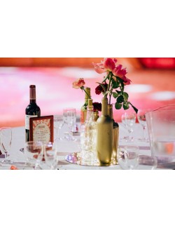 Lot de 6 centres de table miroir