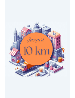 Livraison jusqu'à 10 Km
