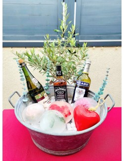 Bassine en zinc