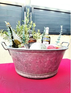 Bassine en zinc