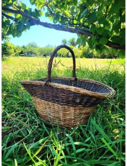 Grand panier en osier