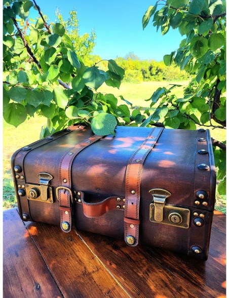 Valise vintage en bois Valise vintage en bois