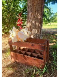 Casier à bouteille en bois