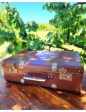 Valise vintage en carton