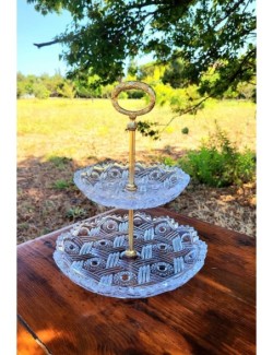 Présentoir gateau en verre